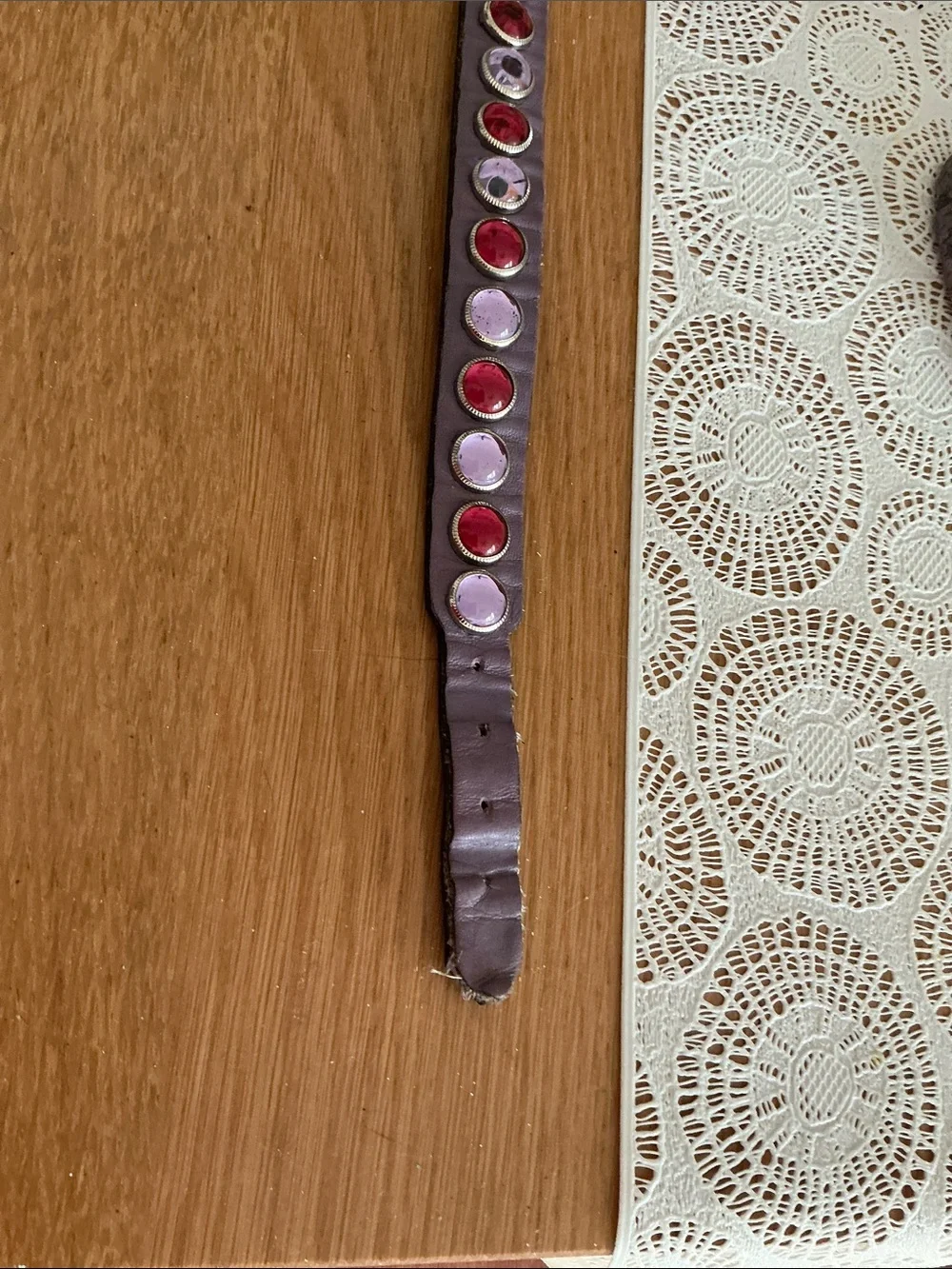 RN designs dog collar, EUC